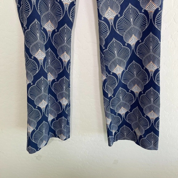 J McLaughlin Womens Pull On Catalina Cloth Pants Size 10 Geometric Straight Leg - Picture 4 of 12